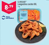 Oferta de Langostinos cocidos por 8,79€ en ALDI