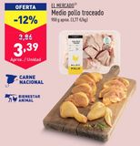 Oferta de Pollo por 3,39€ en ALDI