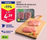 Oferta de Carne de vacuno gutbio por 4,39€ en ALDI