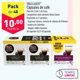 Oferta de Cápsulas de café Dolce Gusto por 10€ en ALDI