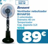 Oferta de Ventilador nebulizador BVVAP30 por 89€ en Carrefour