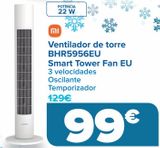 Oferta de Ventilador de torre BHR5956EU Smart Tower Fan EU por 99€ en Carrefour