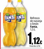 Oferta de Refresco de naranja o limón Fanta  por 1,12€ en Unide Supermercados