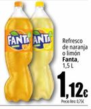Oferta de Refresco de naranja o limón fanta por 1,12€ en Unide Market