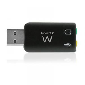 Oferta de TARJETA DE SONIDO EWENT EW3751 EXTERNA USB AUDIO BLASTER por 10,44€ en Microsshop