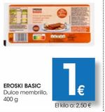 Oferta de Dulce de membrillo *EROSKI BASIC* 400 g por 1€ en Eroski