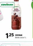 Oferta de COVIRAN  BATIDO CHOCOLATE  1.25 COVIRAN  Batido cacao 1L  en Coviran
