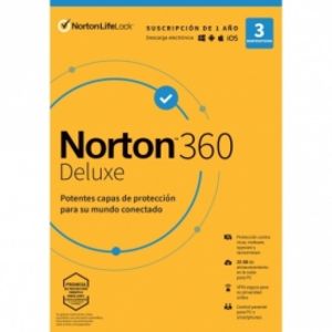 Oferta de Antivirus Norton 360 Deluxe 3 Dispositivos... por 17,9€ en Ecomputer