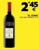 Oferta de Vino tinto por 2,45€ en BM Supermercados