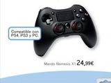 Oferta de Compatible con PS4, PS3 y PC.  Mando Nemesis X1 24,99€  por 24,99€ en Toy Planet