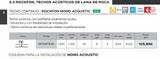 Oferta de 2  2.3 ROCKFON, TECHOS ACÚSTICOS DE LANA DE ROCA  TECHO CONTINUO - ROCKFON MONO ACOUSTIC +info.  Techo continuo, con perfilería totalmente oculta.  • Atractivo y con flexibilidad de instalación  • Tec por 105,88€ en Isolana