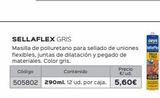 Oferta de Masilla de poliuretano ceys por 5,6€ en Isolana