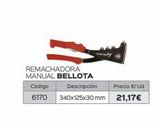 Oferta de Remachadora Bellota por 21,17€ en Isolana