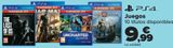Oferta de PS4 Juegos  por 9,99€ en Carrefour