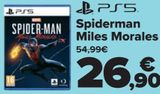 Oferta de PS5 Spiderman Miles Morales  por 26,9€ en Carrefour