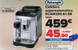Oferta de DeLonghi Cafetera superautomática ECAM290.61.SB por 459€ en Carrefour