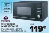 Oferta de Mandine Microondas MMF23DM-23 por 119€ en Carrefour