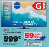 Oferta de LG TV 55UR81006LJ por 599€ en Carrefour