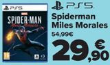 Oferta de PS5 Spiderman Miles Morales  por 29,9€ en Carrefour