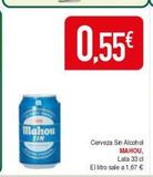 Oferta de Cerveza sin alcohol Mahou en Masymas