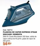 Oferta de Plancha de vapor Rowenta por 54,95€ en Ferrcash