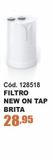 Oferta de Filtro de agua Brita por 28,95€ en Ferrcash