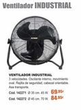 Oferta de Ventilador industrial por 84,95€ en Ferrcash