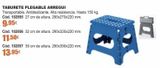 Oferta de Taburete plegable por 13,95€ en Ferrcash