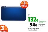 Oferta de NEW 3DS XL Azul Metalico, Caja por 94€ en CeX
