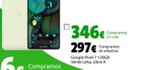 Oferta de Google Pixel 7 128GB Verde Lima, Libre A por 297€ en CeX