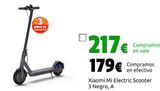 Oferta de Xiaomi Mi Electric Scooter 3 Negro, A por 179€ en CeX