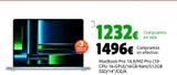 Oferta de MacBook Pro 14,10/M2 Pro (12-CPU 19-GPU)/16GB Ram/512GB SSD/16"/GE/A por 1496€ en CeX