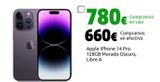 Oferta de Apple iPhone 14 Pro 128GB Morado Oscuro, Libre A por 660€ en CeX