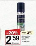 Oferta de Gel de afeitar Gillette en SPAR Fragadis