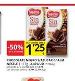 Oferta de Chocolate negro  en Supermercados MAS