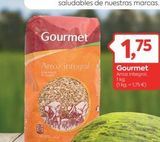 Oferta de Gourmet  Arroz integral  For Hard femmar  1,75  Gourmet Arroz integral. 1kg (1 kg-1,75 €)  en Suma Supermercados