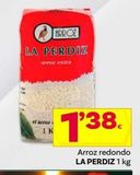 Oferta de El arroz  FIRROZ  LA PERDIZ  arroz extra  1'38.  Arroz redondo LA PERDIZ 1 kg  en Supermercados Dani