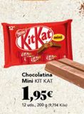Oferta de Chocolatinas Kit Kat por 1,95€ en Gadis