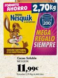 Oferta de Cacao soluble NESQUIK  por 11,99€ en Gadis