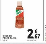 Oferta de CHILE EN POLVO TAJIN. 142 g.  €  2,67  (18,80€/kg)  en Hipercor