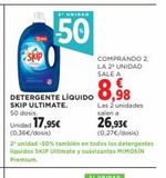 Oferta de Detergente líquido Skip en Hipercor