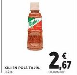 Oferta de XILI EN POLS TAJÍN. 142 g.  €  2,67  (18,80€/kg)  en Hipercor