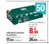 Oferta de Poker Mahou en Hipercor