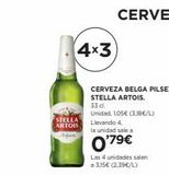 Oferta de Cerveza belga stella en Hipercor