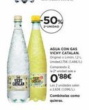Oferta de Agua con gas Vichy en Hipercor
