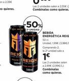 Oferta de Bebida energética  en Hipercor