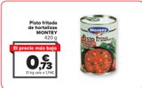 Oferta de Pisto fritada de hortalizas MONTEY por 0,73€ en Carrefour Market