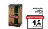 Oferta de Café molido natural YAROLEY por 1,25€ en Carrefour Market