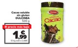 Oferta de Cacao soluble sin gluten DULCINEA por 1,99€ en Carrefour Market