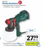 Oferta de Pistola de pintura Parkside por 27,99€ en Lidl